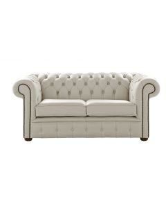 Chesterfield 2 Seater Shelly Seely Leather Sofa Settee Bespoke In Classic Style