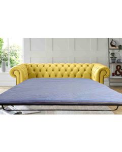 Chesterfield Classic 3 Seater Shelly Leather Sofa Bed