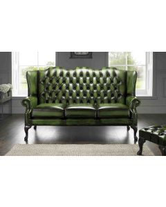 Chesterfield Classic Carlton Flat Wing Settee