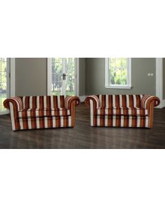 Chesterfield Handmade 1930's 2 Seater + 2 Seater Sofa Settee Oscar Mango Velvet Fabric