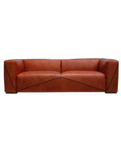 Gable Handmade Vintage 3 Seater sofa Distressed Real Leather 