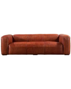 Guilford Vintage 3 Seater Distressed Chesterfield Leather Sofa 