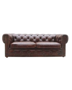 Picadilly Handmade Chesterfield 3 Seater Sofa Vintage Distressed Real Leather 