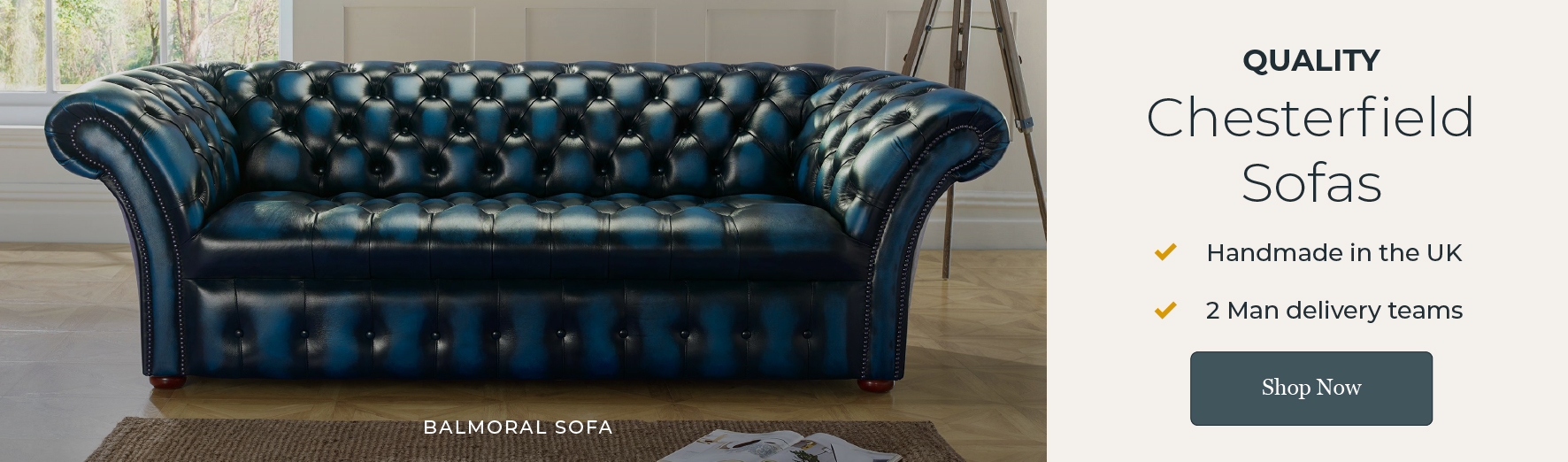 British Chesterfield Sofas Genuine Authentic Made in UK